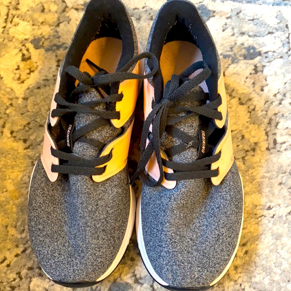 Nike Pink and gray athletic running shoes